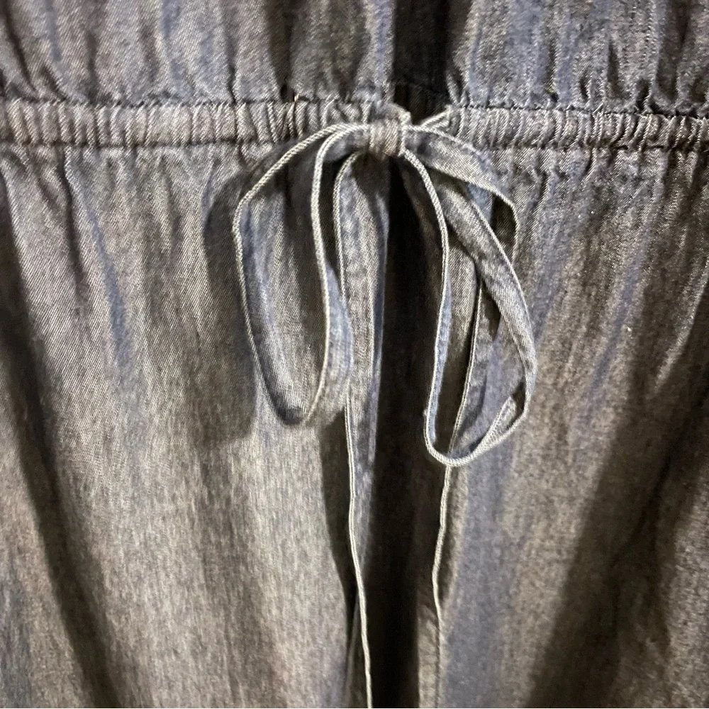 NWT Draper James Chambray Popover Dress Dark Wash Style DRD0582 Blue Size XXL